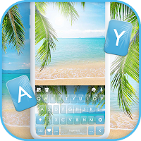Beach Summer Keyboard Background