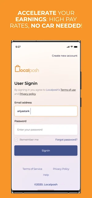 Localposh-Deliver & Technician Screenshot 0