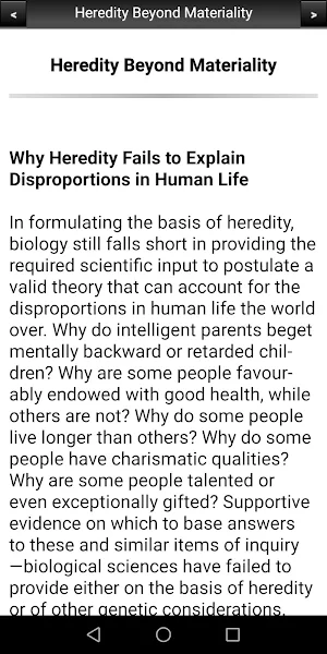Heredity Beyond Materiality Screenshot 1