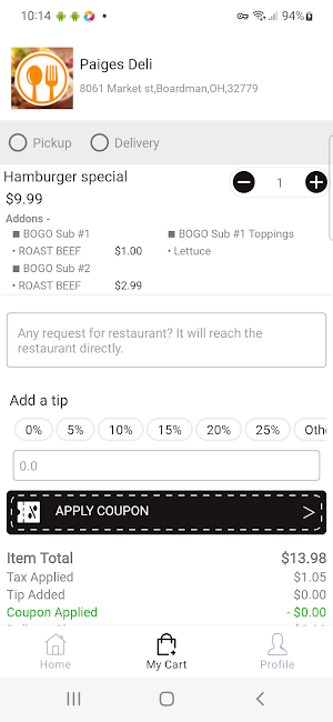 Paige's Deli screenshot 7