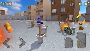 Head Derby Toilet Crash Test Screenshot 2