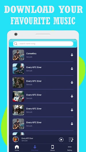 Tubi : Mp3 Music Downloader Screenshot 3