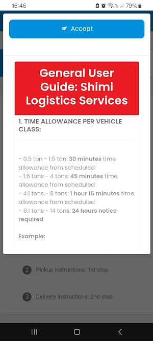 SHIMI - Book, Load, Deliver Screenshot 2