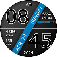 Key WF18 Digital Watch Face