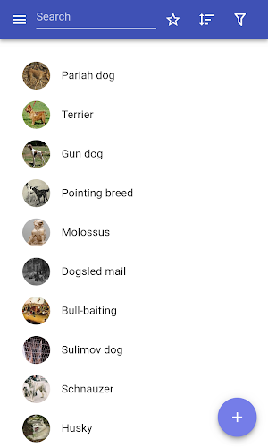 Dog breeds Screenshot 0