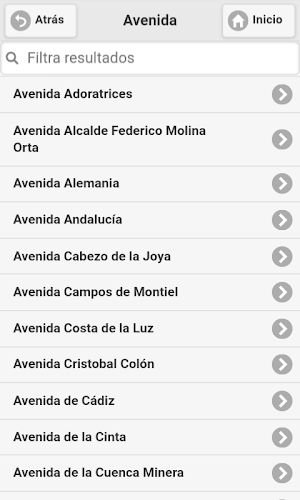 Callejero Digital de Huelva Screenshot 3