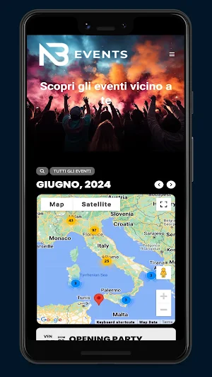NB events Screenshot 1