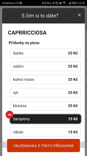 Pizza Pronto Kostelec Screenshot 3