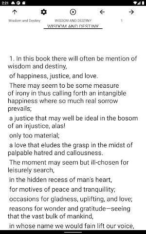 Book, Wisdom and Destiny Screenshot 3