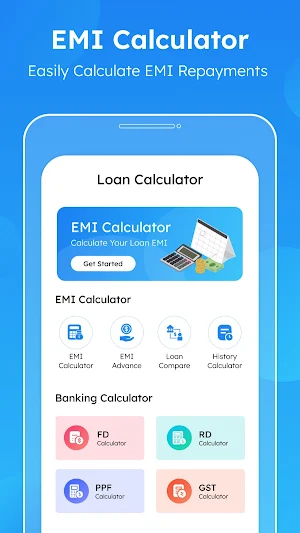 Simple Loan EMI Calculator Screenshot 0