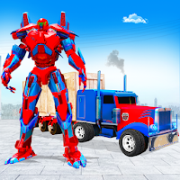 Heavy Truck Robot Giant Truck Driver Simulator