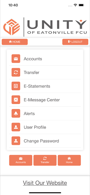 Unity of Eatonville FCU Screenshot 1