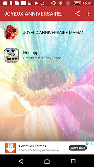JOYEUX ANNIVERSAIRE MAMAN Screenshot 0