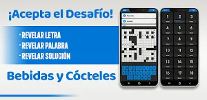 Crucigrama: Bebidas y Cócteles Screenshot 1