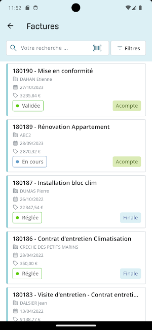 Esabora.Business.Mobile Screenshot 3