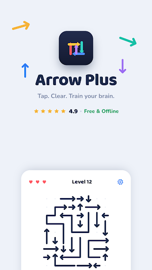 ArrowPlus: Arrow Puzzle Game Screenshot 0