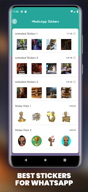 Groot Stickers For WA Screenshot 2