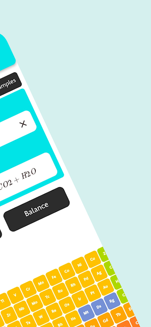 Chemical Equation Balancer App Screenshot 2