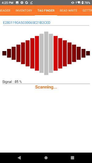 Vulcan RFID Explorer Screenshot 3
