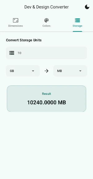 Dev & Design Converter Screenshot 2