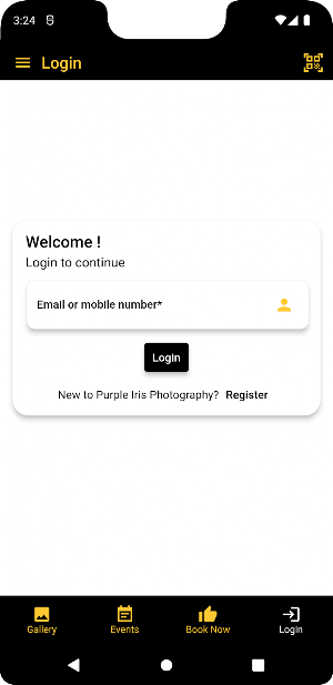 Purple Iris Photography Screenshot 3