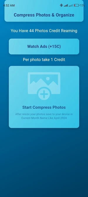 Compress & Organize Photos Screenshot 0