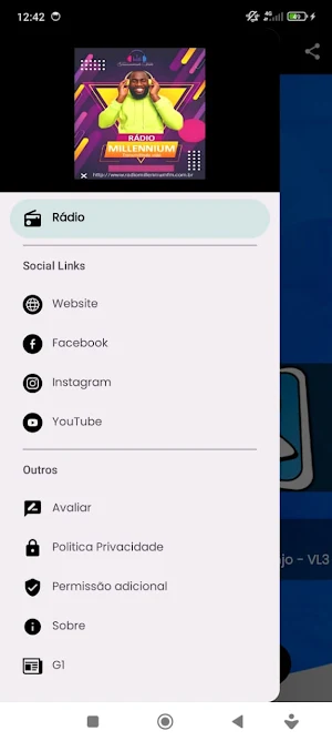 Rádio Millennium Screenshot 1