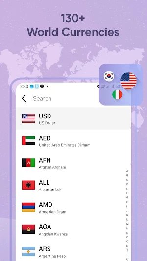 My Currency Converter & Rates Screenshot 1