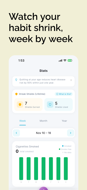 No Smoke: Quit Smoking Today Screenshot 3