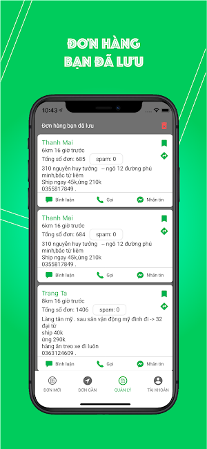 ShipFree - Giao hàng tự do Screenshot 2