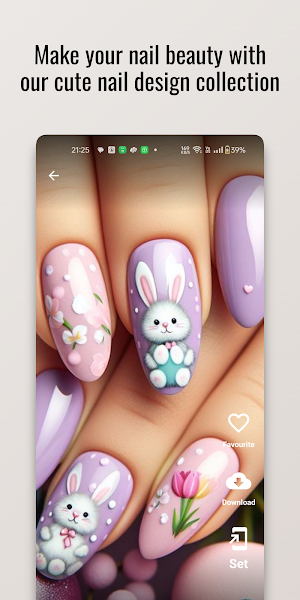 Easter Egg Chic Nail Design Screenshot 1