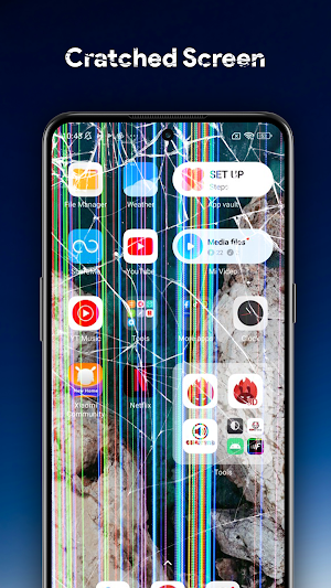 Broken Screen - Funny Sound Screenshot 2