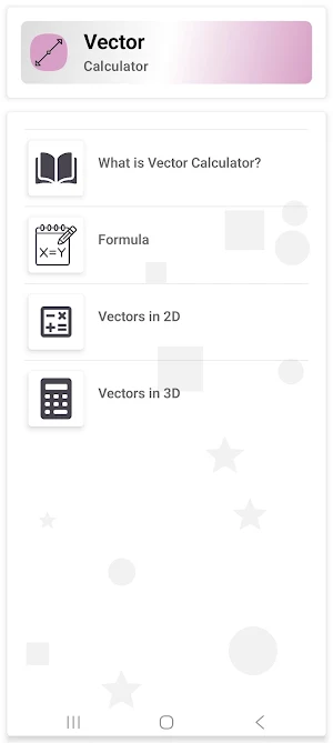 Vector Calculator Screenshot 0