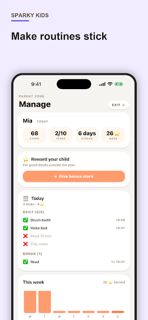 Sparky Kids: Reward Chart Screenshot 3