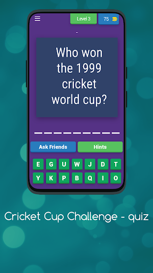 Cricket Cup Challenge -  quiz Screenshot 3