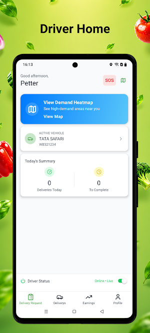 Exicube Grocery Driver Screenshot 0