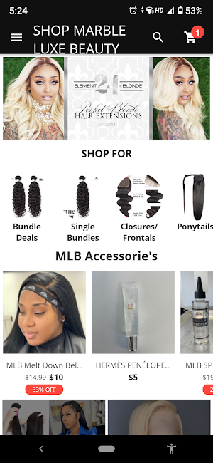 MARBLE LUXE BEAUTY Screenshot 0