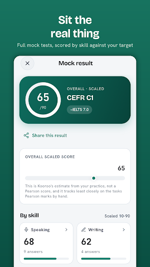 PTE Exam Practice - Kooroo Screenshot 2