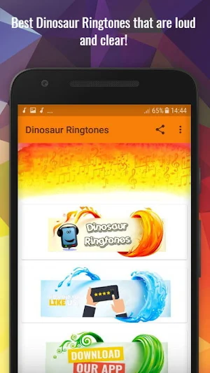 Dinosaur Ringtones Screenshot 0