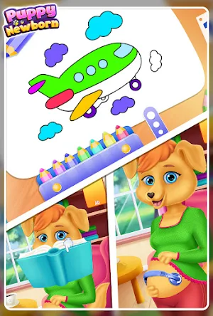 Puppy mommy newborn babyshower Screenshot 0