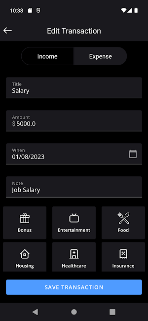 Expenzilla Ease Screenshot 3