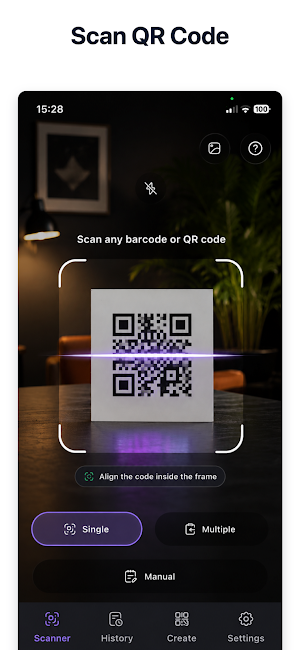 QrX: QR Code & Barcode Scan Screenshot 0