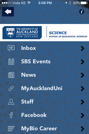 UoA BioSci Screenshot 0