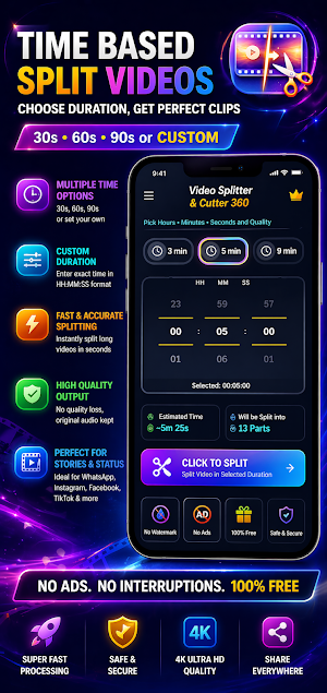 Video Splitter & Cutter 360 Screenshot 2