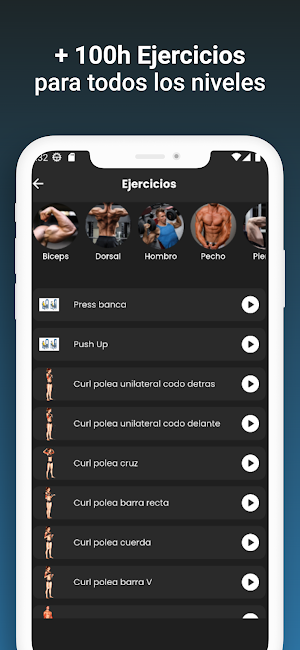 Gymbuddy Fitness Routines Screenshot 2