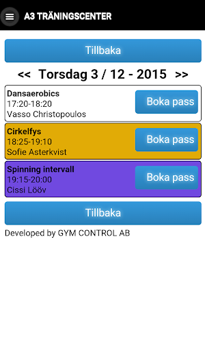 A3 Träning Screenshot 1