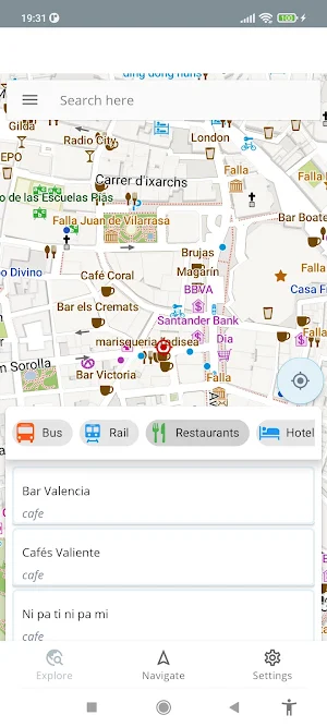 Valencia Spain Offline Map Screenshot 0