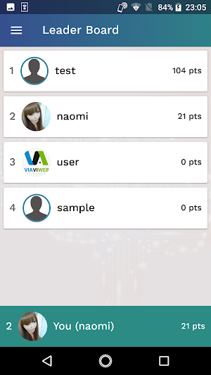 JLPT exam 1000 questions leaderboard Screenshot 3