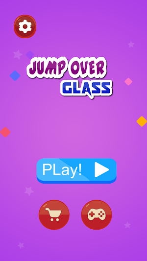 jump over glass Screenshot 0