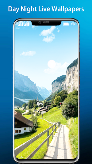 Video Live Wallpaper Day Night Screenshot 1